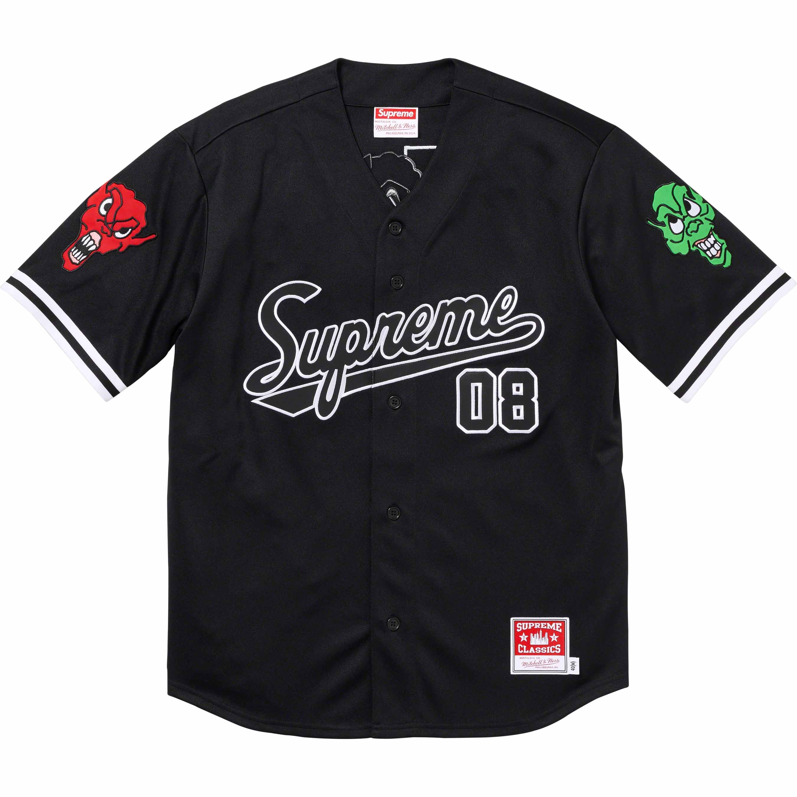 Supreme®/Mitchell & Ness® Downtown Hell Baseball Jersey view 6